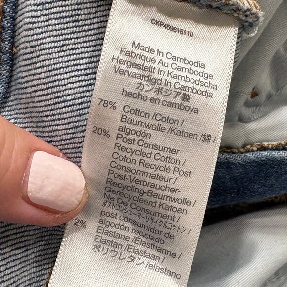 Madewell Womens Size 31 The Perfect Vintage Jeans High Rise 90s Mom Stretch - Picture 9 of 16